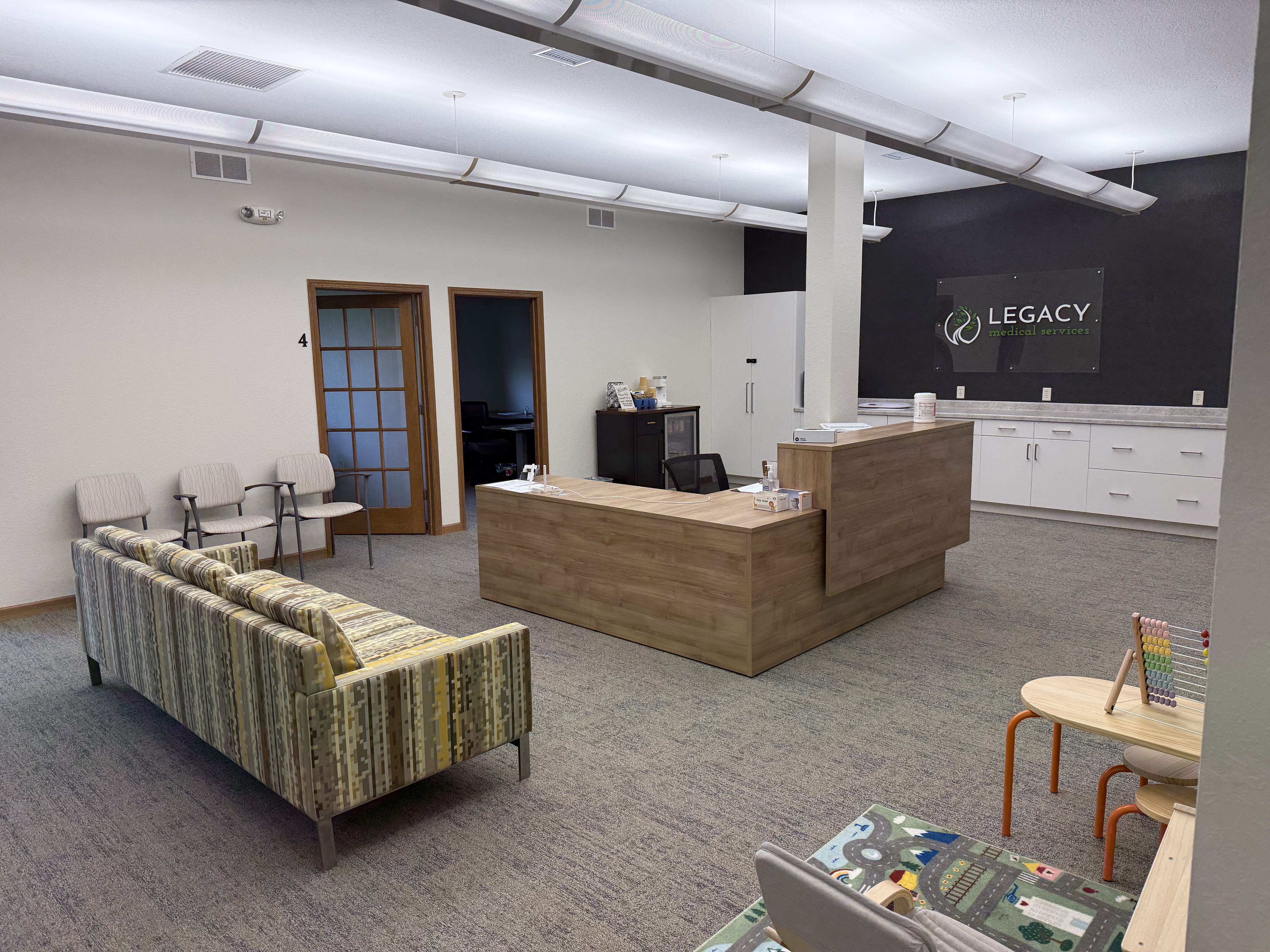 Legacy Medical Services Fond du Lac clinic reception and waiting area